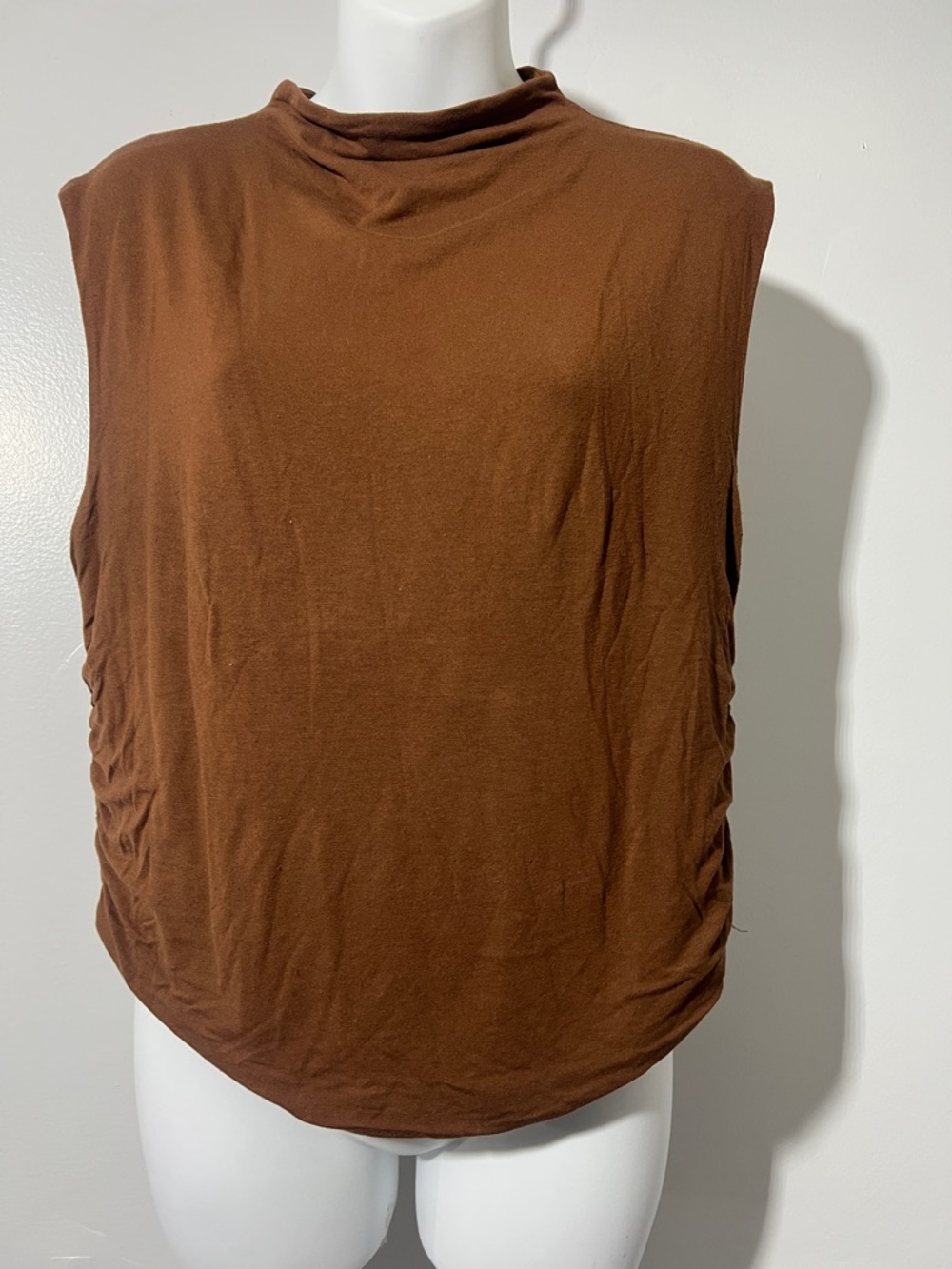 New Day Sleeveless Mock Neck Top